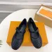 1Louis Vuitton Shoes for Women's ROMY Flat Hollow Ballet Black #A48734