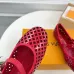 4Louis Vuitton Shoes for Women's ROMY Flat Hollow Ballet Red #A48735