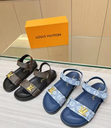 Louis Vuitton Shoes for Women's Louis Vuitton Sandals Sunset Comfort Flat #A48699