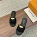 6Louis Vuitton Shoes for Women's Louis Vuitton Slippers Black #A49413