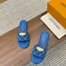 7Louis Vuitton Shoes for Women's Louis Vuitton Slippers Blue #A49419