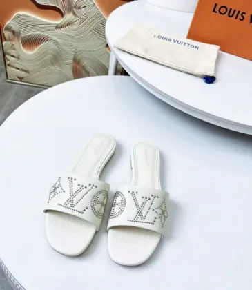 Louis Vuitton Shoes for Women's Louis Vuitton Slippers Isola Flat Mule #A49004