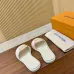 3Louis Vuitton Shoes for Women's Louis Vuitton Slippers White #A49414