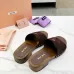 4Miu Miu Shoes for women Suede Logo Slide Clogs #A48744