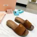 1Miu Miu Shoes for women Suede Logo Slide Clogs #A48745