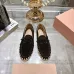 7Miu Miu Bow Woven Suede &amp; Leather Boat Shoes #A53179
