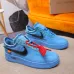 4Nike x OFF-WHITE Air Force 1 shoes High Quality Blue #999928123