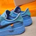 8Nike x OFF-WHITE Air Force 1 shoes High Quality Blue #999928123
