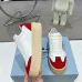 11Prada Shoes for Women's Prada Sneakers Black/White/Red #A47887