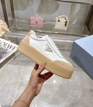 Replica Prada Shoes for Women's Prada Sneakers White Grey 35-41 Size  #A53005