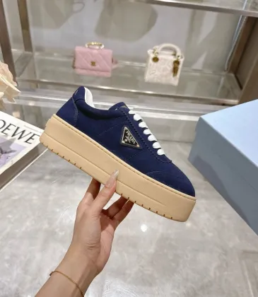 Top Prada Shoes for Women's Prada Sneakers Navy Blue 35-41 Size #A53001