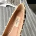 13Top quality Valentino studded ballerinas Valentino Shoes for Women (Bare powder/black/rose red/patent leather black/patent leather nude) #A23189