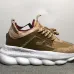 202021 designer Sneakers Chain Reaction Men Women Luxury Fashion Trainers shoes leather Casual Shoes Trainer Lightweight sole  #9125937