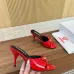 18Versace shoes for Women's OPERA BOW PATENT MULES 85MM #A49041