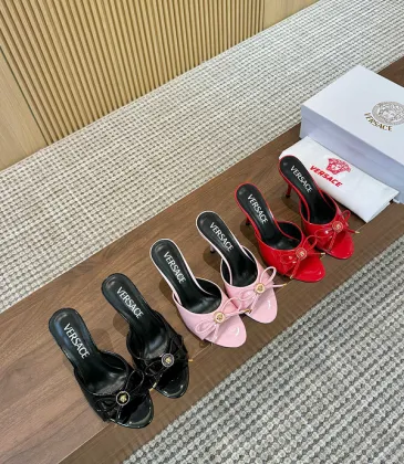 Versace shoes for Women's OPERA BOW PATENT MULES 85MM #A49041