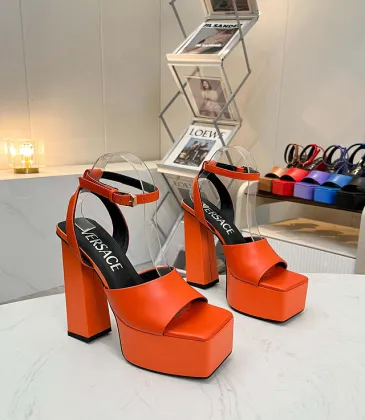 Versace shoes for Women's Sandals Medusa Aevitas Satin Platform RTW #A49006