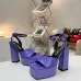 5Versace shoes for Women's Sandals Medusa Aevitas Satin Platform RTW #A49007