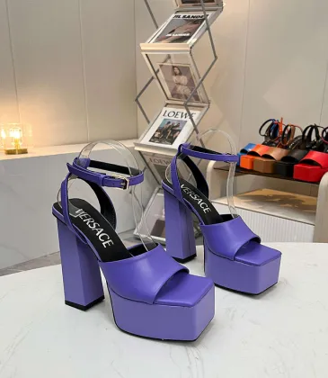 Versace shoes for Women's Sandals Medusa Aevitas Satin Platform RTW #A49007