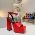 5Versace shoes for Women's Sandals Medusa Aevitas Satin Platform RTW #A49008