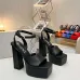 1Versace shoes for Women's Sandals Medusa Aevitas Satin Platform RTW #A49009