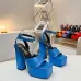 1Versace shoes for Women's Sandals Medusa Aevitas Satin Platform RTW #A49010