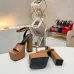 4Versace shoes for Women's Sandals Medusa Aevitas Satin Platform RTW #A49011