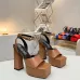 1Versace shoes for Women's Sandals Medusa Aevitas Satin Platform RTW #A49011