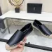 5YSL women's espadrilles Flats Black/Gold/White/Pink #A44173