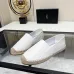 5YSL women's espadrilles Flats Black/Gold/White/Pink #A44175