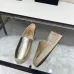 4YSL women's espadrilles Flats Black/Gold/White/Pink #A44178