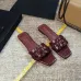 3YSL Shoes for YSL slippers 2021 summer new style stone pattern cross woven casual slippers candy color open-toe flat women sandals for women #999901581