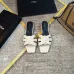 6YSL Shoes for YSL slippers 2021 summer new style stone pattern cross woven casual slippers candy color open-toe flat women sandals for women #999901581