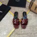 9YSL Shoes for YSL slippers 2021 summer new style stone pattern cross woven casual slippers candy color open-toe flat women sandals for women #999901581