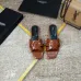 10YSL Shoes for YSL slippers 2021 summer new style stone pattern cross woven casual slippers candy color open-toe flat women sandals for women #999901581