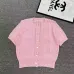3Celine Openwork Knit Cardigan in Pastel Colors #A46455