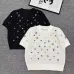 1Gucci Jacquard Knit Sweater in Black and White #A46454
