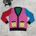 6Gucci Rainbow hit the color to show thin fashion all-match knitted cardigan sweater jacket fow Women #999918655