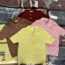 7Gucci Short-Sleeve Knit Top with Gold Buttons #A46445