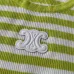 6Women's Celine Striped Knit Tank Top with Logo Detail #A46447