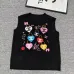 3Women's Chanel Heart Pattern Knit Vest with Logo Detail #A46458