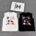 1Women's Chanel Heart Pattern Knit Vest with Logo Detail #A46458