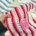 6Women's Chanel Striped Openwork Knit Top with Logo Detail #A46461