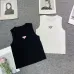 5Women's Prada Ribbed Tank Top with Triangle Logo #A46449