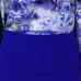 21Loose large size casual printed long-sleeved shirt wide-leg pants two-piece set #A21706