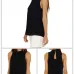 6Summer style  chiffon shirt  sleeveless Fabric: Pearl chiffon double layer (8 Colors) S-3XL $9.9 #99904368