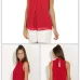 7Summer style  chiffon shirt  sleeveless Fabric: Pearl chiffon double layer (8 Colors) S-3XL $9.9 #99904368