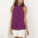 10Summer style  chiffon shirt  sleeveless Fabric: Pearl chiffon double layer (8 Colors) S-3XL $9.9 #99904368