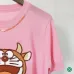 6Women doraemon T-shirt Ice silk cotton Length 58cm Bust 88cm Shoulder 36cm Sleeve 21cm White/black/Pink #99902564