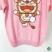 7Women doraemon T-shirt Ice silk cotton Length 58cm Bust 88cm Shoulder 36cm Sleeve 21cm White/black/Pink #99902564