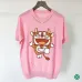 8Women doraemon T-shirt Ice silk cotton Length 58cm Bust 88cm Shoulder 36cm Sleeve 21cm White/black/Pink #99902564
